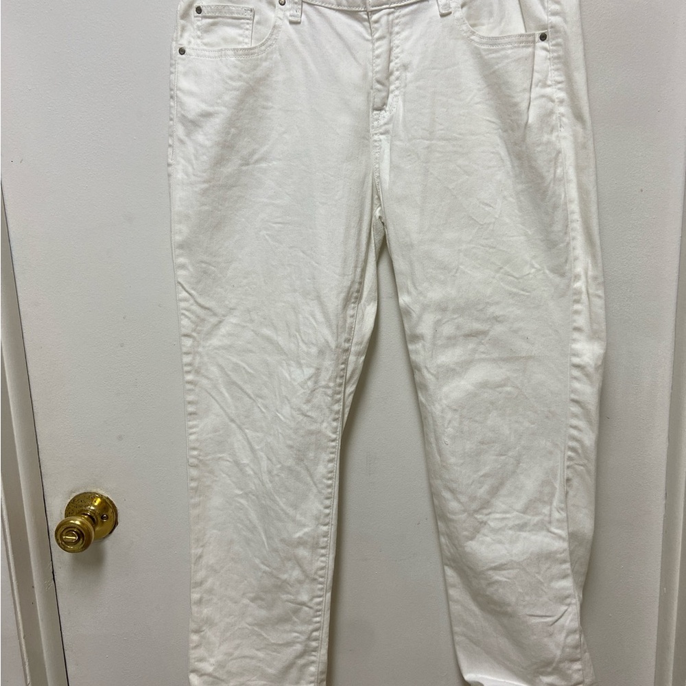 Apt. 9 Off-White Boyfriend Jeans